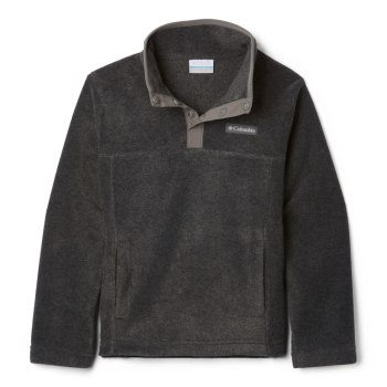 Chlapecké Svetry Columbia Steens Mountain 1/4 Snap Fleece Šedé NTUABW081